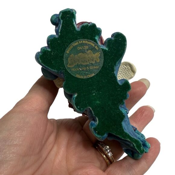 Vintage Cast Art Slapstix Hook, Line & Sinker Figurine Fishing Clown #04138 1999 - Picture 10 of 16